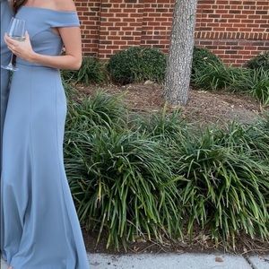 Jenny Yoo Mayan Blue Larson Dress